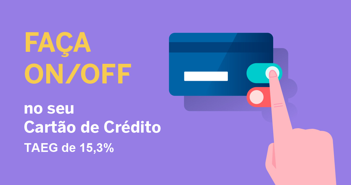 Faça ON/OFF no seu Cartão de Crédito