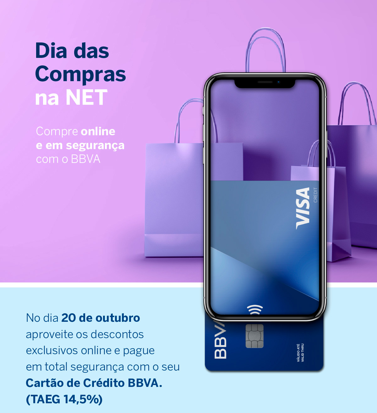 Dia das Compras na NET. Compre online e em segurança com o BBVA