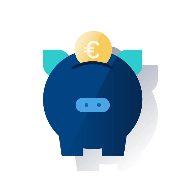 Poupança significativa na fatura de eletricidade.