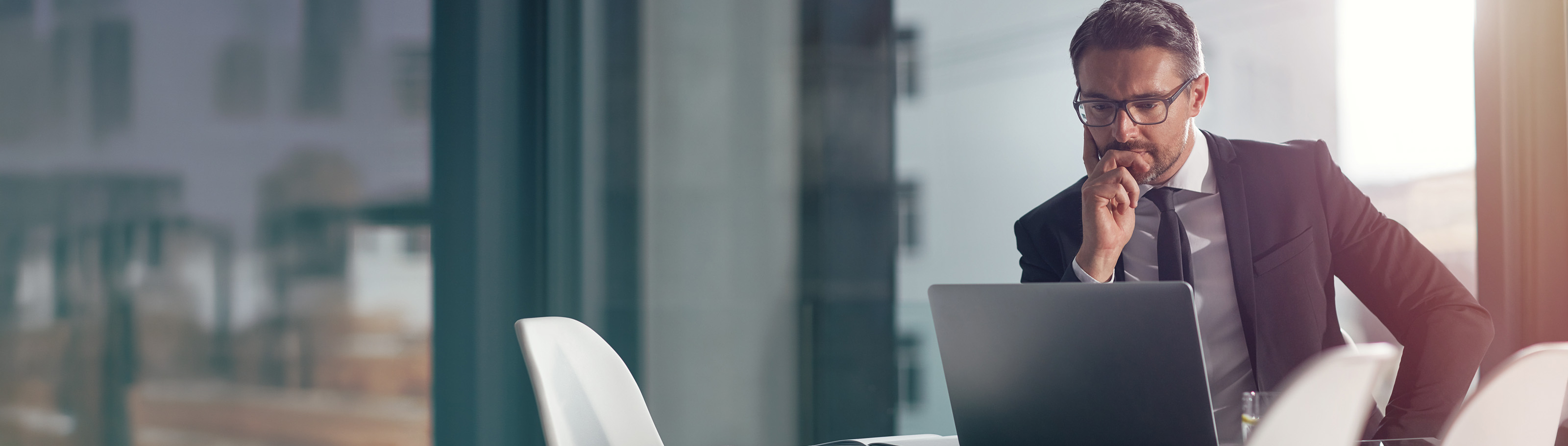 Business man working